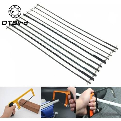 125mm 12pcs/set Pinned Scroll Saw Blades Black Woodworking Power Tools Accessories 10/15/18/24 Teeth