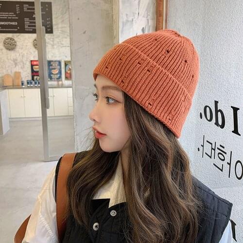 2021 fashion Knitted Hats for Women Beanie Hat Winter Mens panama Hats Women Beanies For Ladies Solid Cap Knitted cool hat