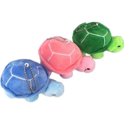 40PCS 4.5CM Tortoise Plush Stuffed TOY DOLL , Pendant TOY Key Chain DOLL Stuffed TOY Wedding Gift