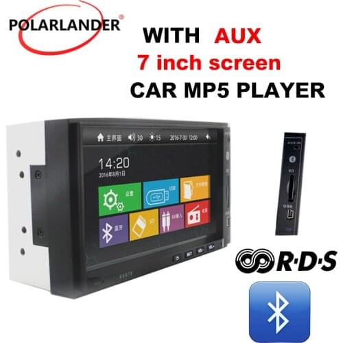 Car Radio 7-inch 2 Din European AM 1090*1080P RDS FM Bluetooth Hands-free Hot Selling MP3 MP5 Player Reversing USB/AUX/SD/WMA