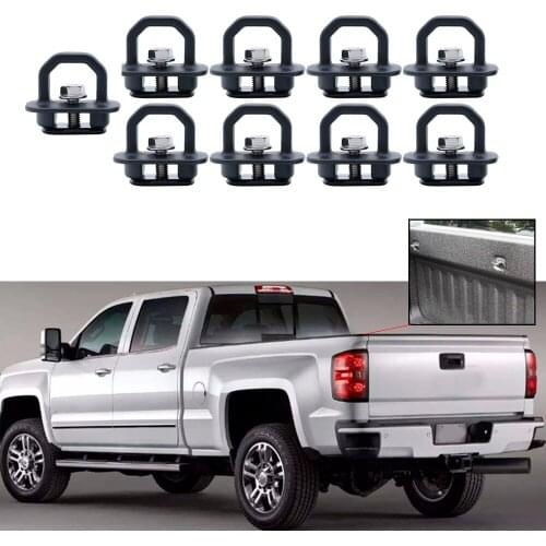 Car Accessories Tie Down Anchor Truck Bed Side Wall Anchor Tie Downs pickup Bed Side Wall Anchors For GMC Sierra Chevy Silverado