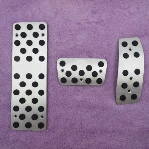 DEE Car Accessory For Cadillac CTS AT Fuel Brake Foot Rest AT pedals Plate Non slip Accelerator brake pedal Pads Styling Sticker