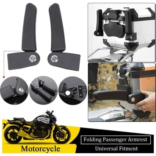 Drilling Required For BMW R1200GS LC Adventure Aluminum Rear Box Passenger Armrest G310 GS F800GS ADV Tail Box MT-09 Tracer
