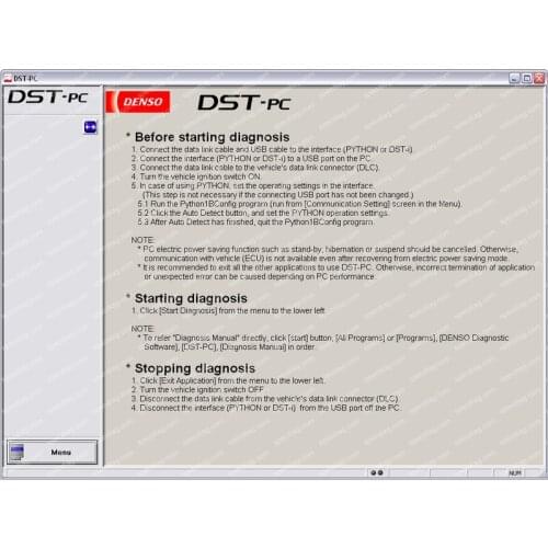 For Denso DST-PC 9.0.0 [2019]+USB Dongle