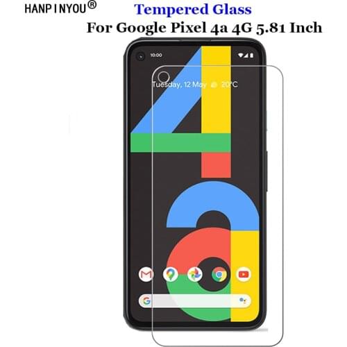 For Google Pixel 4a 4G 5.81" (Not 5G) Tempered Glass 9H 2.5D Premium Screen Protector Protection Film