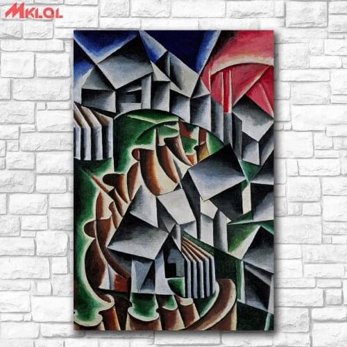 Large Painting Liubov Popova Birsk Canvas Painting For Living Room Home Decor Oil Painting On Canvas Wall Painting No Frame