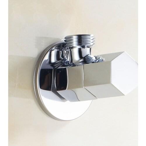 Water Heater Hot and cold water stop valves, Kitchen copper basin triangle valve , Bathtub / sink filling valves