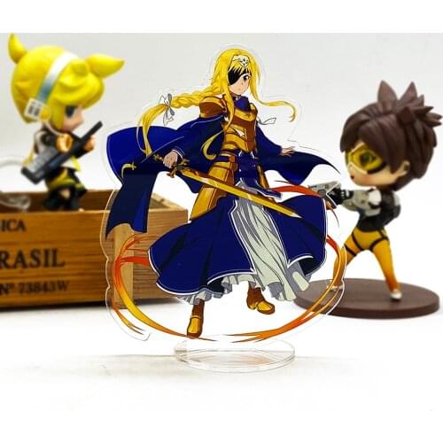 Sword Art Online Alicization Alice HF acrylic stand figure model plate holder cake topper anime Japanese