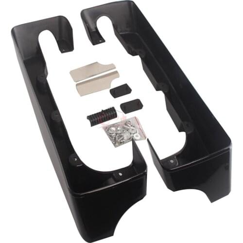 Motorcycle Accessories Stretched Saddlebag Hard Bags 4"Extension For Harley Touring Street Glide Electra Glide Road King 94-Up