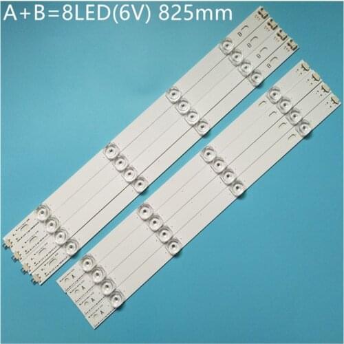 New Kit 8pcs LED strip Replacement for LG LC420DUE 42LB650V 42LF5500 INNOTEK DRT 3.0 42 inch A B 6916L-1957A 6916L-1956A