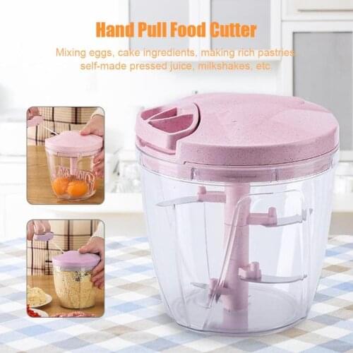 Manual Meat Grinder Chopper Vegetable Fruits Cutter Shredder Garlic Onion Chopper Gadgets Kitchen Accessories