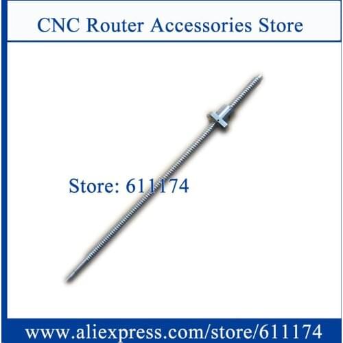SFU1605 ball screw L-600mm BK/BF12 end machined + 1605 METAL DEFLECTOR Ballscrew nut
