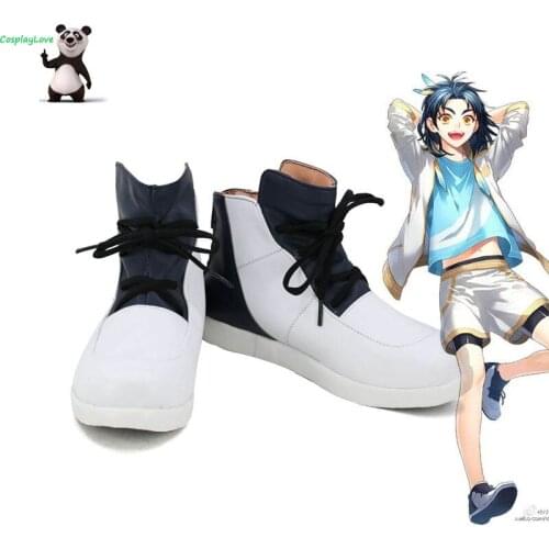 Touken Ranbu Online Taikogane Sadamune White Black Cosplay Shoes Long Boots Newest Custom Made CosplayLove