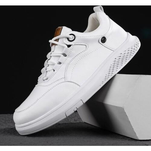 Shoes Fashion Leather Loafers Men Breathable Autumn Lace Up Comfortable Casual Shoes Outdoor Men Sneakers Shoes