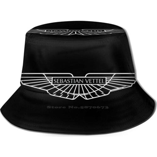 Vettel - Aston 2021 Black Pattern Hats Outdoor Hat Sun Cap Vettel Vettel Aston Amr 2021 2021