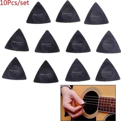 10pcs 3-in-1 Multi-thickness Acoustic Guitar Picks One Pick with 3 Thickness(0.5mm + 0.75mm + 1.0mm) Guitar Parts & Accessories
