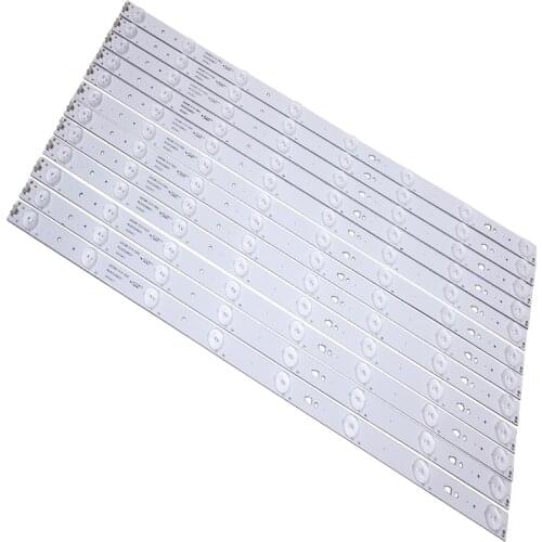 12Pieces/set LED Backlight strip 8 lamp For Hai er LE55F3000W Light Bar LED55D8-ZC14-05(A) 30355008207 30355008210 LE55F3000W