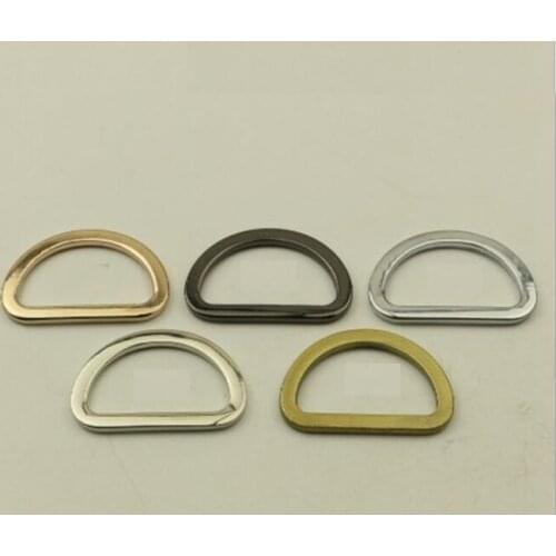 20 pieces/lot) factory wholesale bag handbag inner diameter 3.2cmD shape bag belt link adjustment button metal accessories