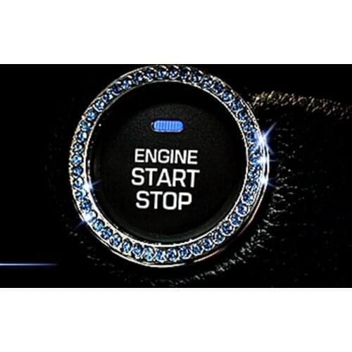 Car Ignition Key Switch Ring Decoration Cover For Peugeot 206 207 208 301 307 308 407 2008 3008 4008