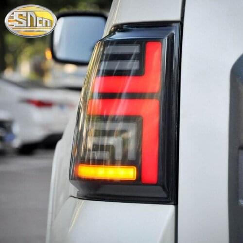 Car LED Taillight Tail Light For Mitsubishi Montero Pajero 2006-2020 Rear Running Light + Brake + Reverse + Dynamic Turn Signal