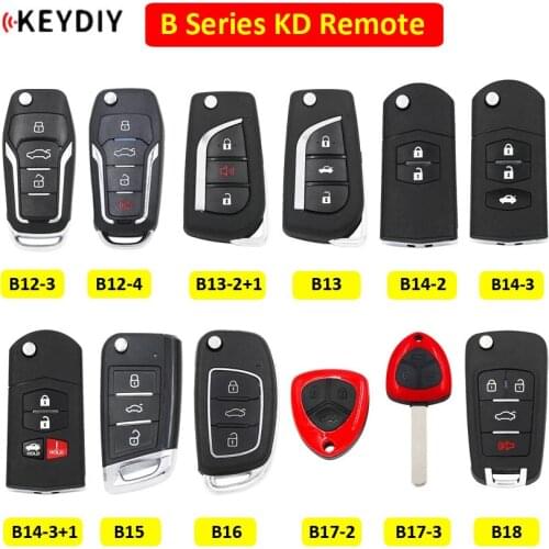 B12 B13 B14 B15 B16 B17 B18 2/3/4 Button Remote Control B Series Remote Car Key KD Key for KD900 URG200 KD900+ Mini KD KD-X2