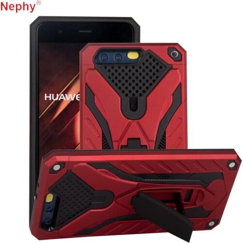 Nephy Luxury Shockproof Armor Hard PC+Silicone Phone Case For Huawei P8 P9 P10 P20 Lite Plus Pro Mate 9 10 Lite Y6 Y9 2018 Cover