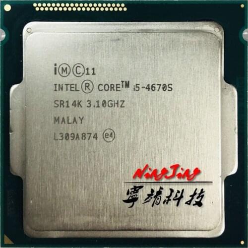 Intel Core i5-4670S i5 4670S 3.1 GHz Quad-Core CPU Processor 6M 65W LGA 1150