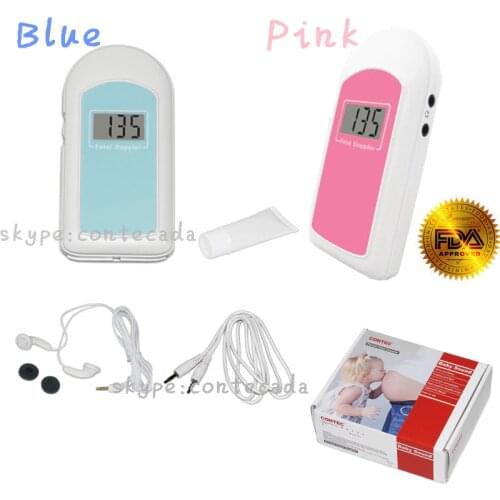 CONTEC BABYSOUND B USA Seller Baby Heart Beat Fetal doppler Prenatal Monitor +Gel + Headset