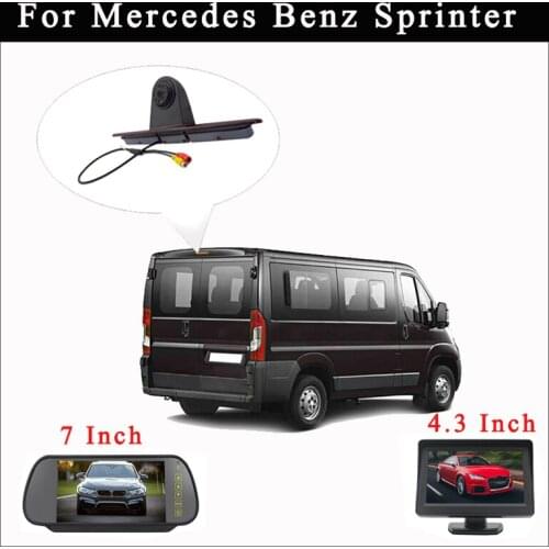 For 2007-2019 Mercedes Benz Sprinter Volkswagen VW Crafter Dedicated High-mount Taillight Camera Light Parking Rear View Camera