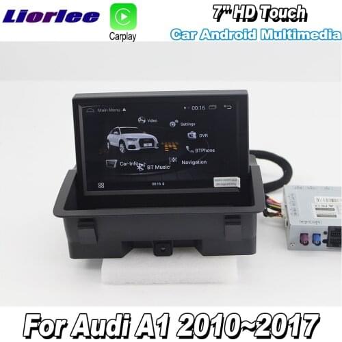 For Audi A1 2010-2017 Car Android Multimedia Player Carplay GPS Navigation System Radio Stereo Original Style HD Screen