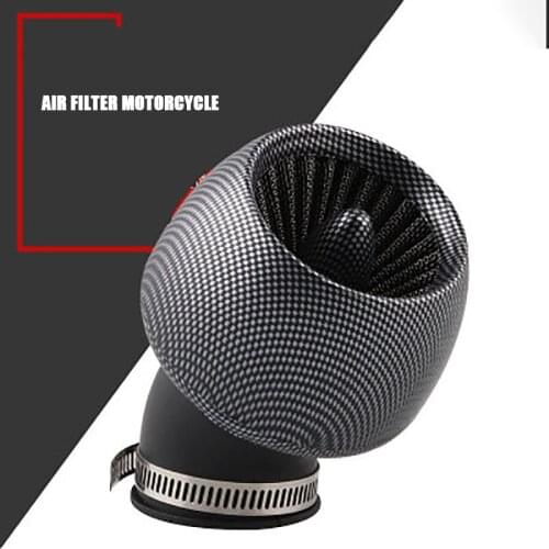 Hot selling motorcycle refit accessories air filter 28mm / 35mm / 42mm / 48mm apple air purifier air intake filter