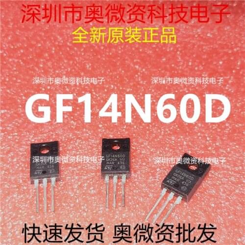 100% Original In Stock New STGF14N60D GF14N60D 600V 11A ST TO-220F