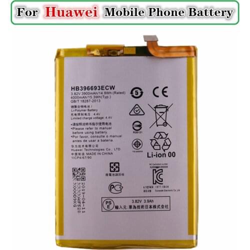 HB396693ECW Battery For Huawei Mate 8 NXT-AL10 NXT-TL00 NXT-CL00 NXT-DL00 NXT-L09 NXT-L29 mate8 4000mAh High Quality