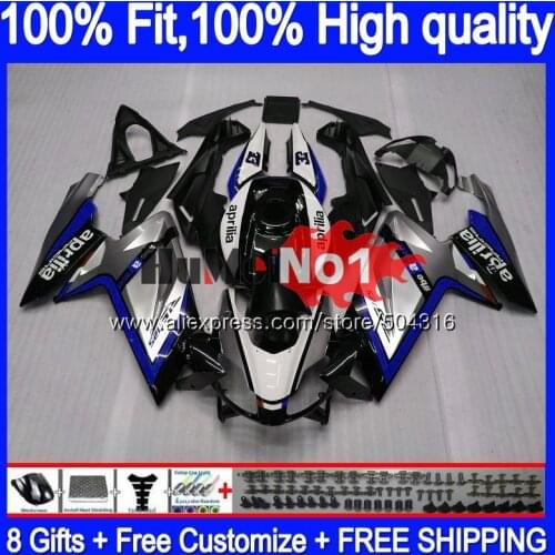 Injection For Aprilia RS 125 RS125R RSV125 R 35MC.45 Silver blue RS-125 2012 2013 2014 2015 2016 RS125 12 13 14 15 16 Fairings