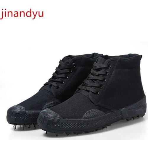 Camouflage Liberation Shoes Men Non-slip Wear-Resistant Sport Shoes Man Women Large Size 37-45 High-top Military Training Shoes