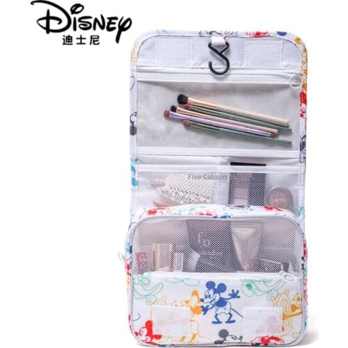 Summer New Disney Mickey Print Storage Bag Travel Mask Cosmetics Portable Storage Bag Spot Wholesale