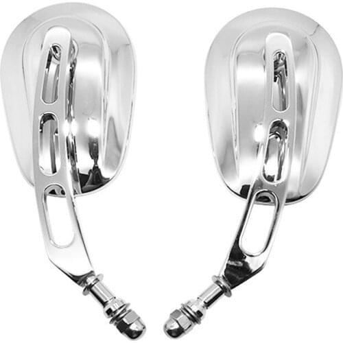 Motorcycle 8mm Rear View Side Mirror For Harley Road King Touring Sportster XL 883 Fatboy Dyna FXDF FLSTF Softail Springer V-ROD