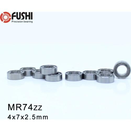MR74ZZ ABEC-1 (50PCS) Miniature Ball Bearings 4X7X2.5mm MR74ZZ L-740ZZ