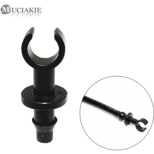 MUCIAKIE 30PCS 4/7mm Micro Hose End Plug 1/4'' Tubing Pipe Hose Waterstop End Connector with Screw Micro Drip Irrigation Fitting