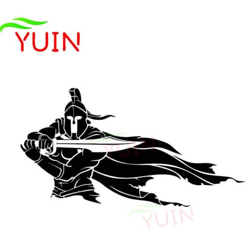 Personality Roman Captain Sword Car Sticker Fashion Decoration Accessories Creative PVC Rear Windshield Body Waterproof Decal