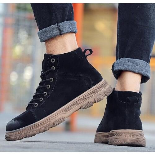 Sale sneaker causal fashion sport flat boots Casual black mens breathable Sneaker leather for sneakers Mens hot sports male man