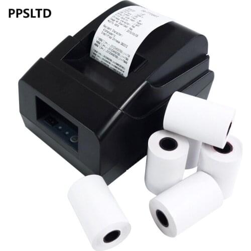 Thermal Paper 57mm x 38mm, Carton of 50 Rolls, Credit Card Cash Register Paper 2 1/4 x 50