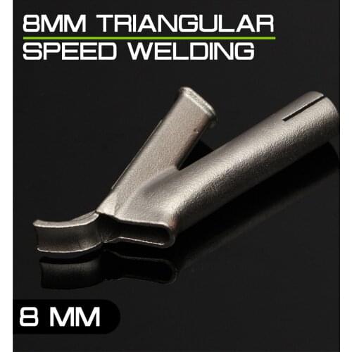 8mm Triangular Speed Welding Nozzle Triangular Welding Tip for Polypropylene Polythene Plastic Welding