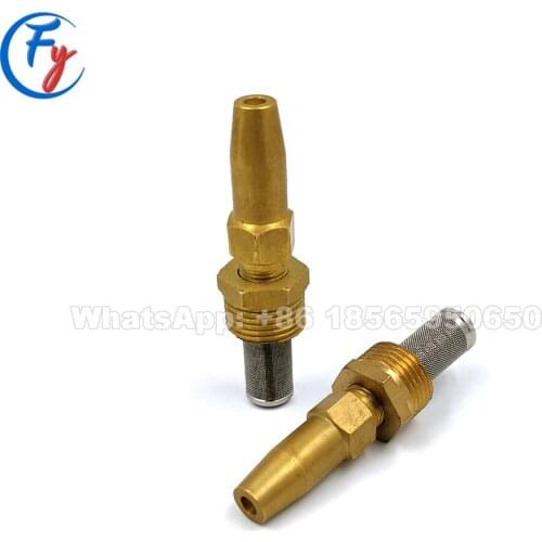 Premium quality brass paper trimming nozzle, brass solid stream needle water jet nozzle, ceramic core nozzle