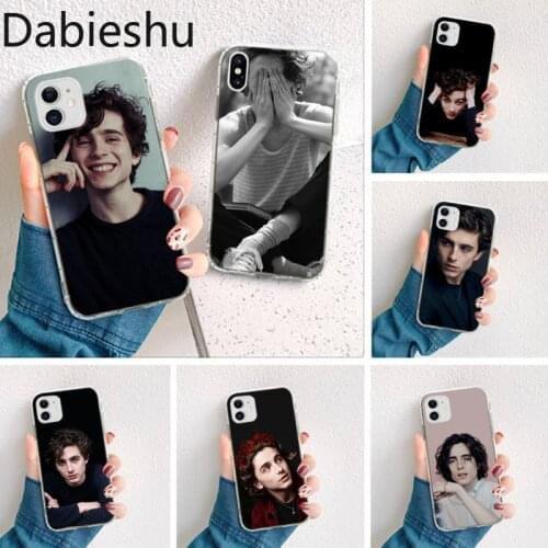 Timothee Chalamet Hard Phone Case for iPhone 11 pro XS MAX 8 7 6 6S Plus X 5S SE 2020 XR cover