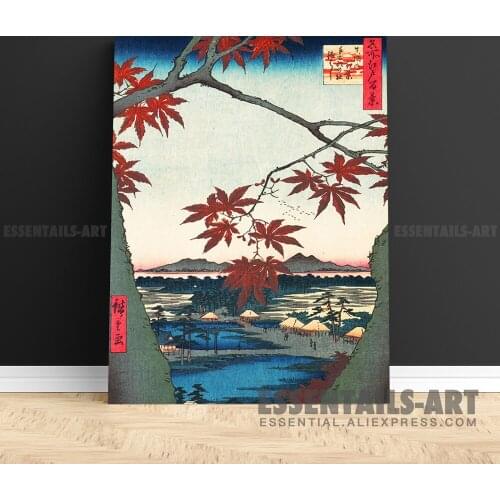 Japanese style Maples painting Canvas Wall Art Painting Decor Bedroom study Living kid Room Home Decoration Prints