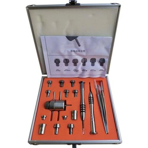 1 set Dental Handpiece Repair Tool Bearing Disassemble & Install Cartridge Chucks Standard\Torque\Mini Screwdriver Tweezer