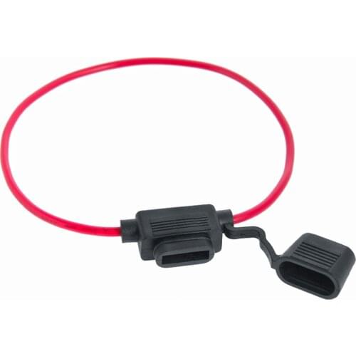 1PCS Waterproof Power Socket Mini Blade Type In Line Fuse Holders with 10A Fuse Car Replacement Fuses