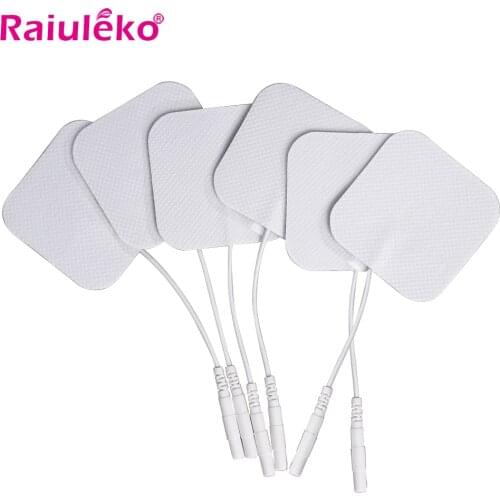 10/20PCS TENS EMS Nerve Muscle Stimulator Electrode Pads Gel Electrodes Tens Electrodes Physiotherapy Machine Health Care