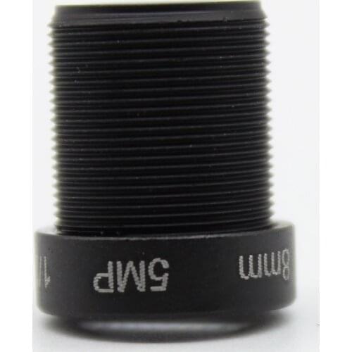 10X 1/2.5" HD 5mp 8mm 52 Degrees Angle IR Board CCTV Lens M12 MTV for Security IP Camera